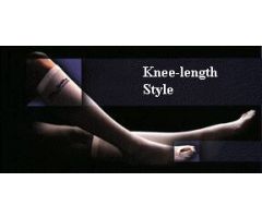 Anti embolism Stocking Lifespan Knee High Small  Regular White Inspection Toe
