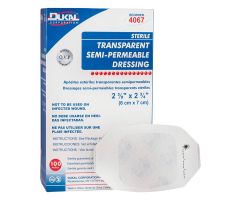 Film Gauze Dressing 2-3/8x2-3/4" Sterile Adhesive Transparent LF