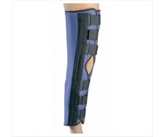 Knee Immobilizer Super Knee Splint 2X-Large Hook and Loop Closure 26 to 30 Inch Circumference 24 Inch Length Left or Right Knee