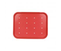 Red Aerated Instru Tray 16L X 11.75W