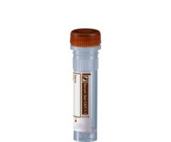 Micro sample tube Serum Gel CAT, 1.1 ml, screw cap, EU/ISO