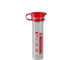 Micro sample tube Serum CAT, 1.3 ml, push cap, ISO