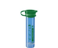 Micro sample tube Lithium heparin LH, 1.3 ml, push cap, ISO