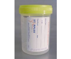 Specimen Container Starplex Polypropylene 120 mL (4 oz.) Screw Cap Sterile in OR Ready Peel Pouch