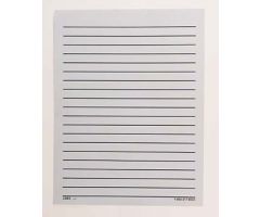 Bold Line White Paper lines Double Sided
