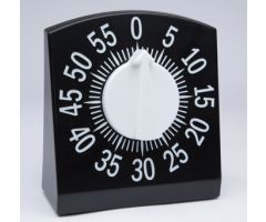 Tactile Low Vision Timer Black with White Numbers
