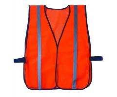 Safety Vest - Orange with Reflective Strips