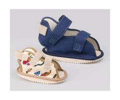 FLA Orthopedics 43-101204 Canvas Rocker Bottom Cast Shoe-Navy-Ped