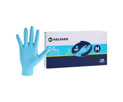 Blue Nitrile Nitrile Exam Gloves Medium Blue Non-Sterile
