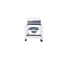 Patented Infection Control Shower Commode Chair DNE-435-4TWL-SF