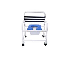 Patented Infection Control Shower Commode Chair DNE-435-4TWL