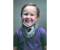 Rigid Cervical Collar Aspen Preformed Adult Regular Two-Piece / Trachea Opening 3 Inch Height 13 to 21 Inch Neck Circumference