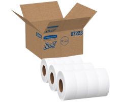 Toilet Tissue Scott Essential JRT White 1-Ply Jumbo Size Cored Roll Continuous Sheet 3-11/20 Inch X 2000 Foot