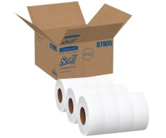 Toilet Tissue Scott Essential JRT White 2-Ply Jumbo Size Cored Roll Continuous Sheet 3-11/20 Inch X 1000 Foot