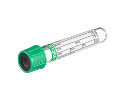 Vacuette Venous Blood Collection Tube Green/Black 4mL Pull Cap PET 24 PK/CA