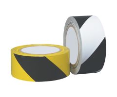 Yellow/Black Striped Warning Tape - 2" X 54'