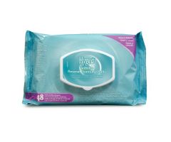 Flushable Personal Wipe Hygea Soft Pack Aloe Vitamin E Scented  Count
