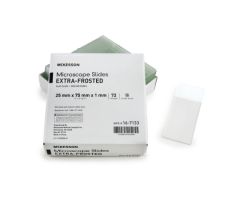 Microscope Slide McKesson 1 X 3 Inch X 1 mm Extra-Frosted