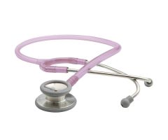 Clinician Stethoscope Adscope 603 Pink 1-Tube 22 Inch Tube Double Sided Chestpiece