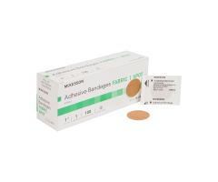 Adhesive Spot Bandage  1 Inch Fabric Round Tan Sterile