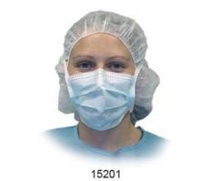 Surgical Mask Pleated Tie Closure One Size Fits Most Blue NonSterile ASTM Level 1 Adult