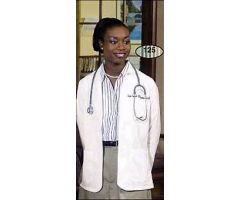 Lab Jacket White Medium Hip Length Reusable 480138