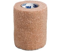 Cohesive Bandage Three M Coban  Standard Compression Self adherent Closure Tan NonSterile 481237