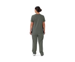 Staten AVE Women's Scrub Top, Olive, Size XL