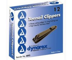 Dynarex 4893 Toenail Clipper with File-144/Case