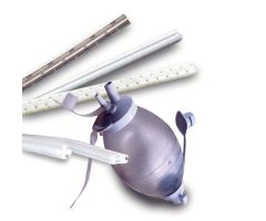 Wound Drain Tube S-Vac Silicone Fluted Style 15 Fr. Size Sterile