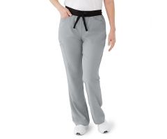 Coastal AVE Women's Scrub Pant, Gray, S Tall