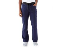 Coastal AVE Women's Scrub Pant, Navy, XL Tall