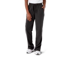Varick AVE Women's Scrub Pants, Petite, Black, Size 2XS