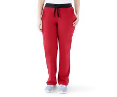 Varick AVE Women's Scrub Pant, Regular Inseam, Red, Size L