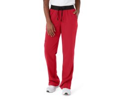 Varick AVE Women's Scrub Pants, Petite, Red, Size 2XS