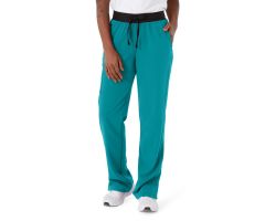 Varick AVE Women's Scrub Pants, Petite, Teal Blue, Size 2XS