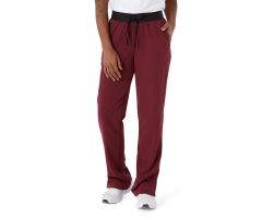 Varick AVE Women's Scrub Pant, Wine, XS Tall