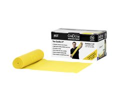 CanDo latex-free exercise band, tan, 6 yard