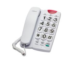 13-Memory Big Button Speaker Phone-WHITE 
