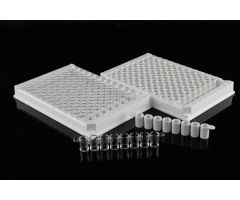 96 Well ELISA Plate, Undetachable, High Binding, Clear, Non-sterile, 5/pk, 50/cs