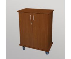 Rolling Locking Supply Cabinet - 5055OR