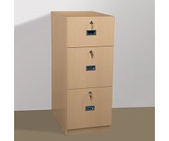 Two-Drawer File Cabinet with Utility Drawer