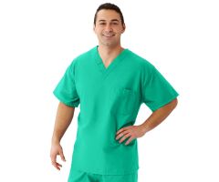 WORKS Reversible Unisex Scrub Top, Jade, Size 3XL, Angelica Color Code