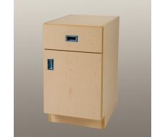 Desk Cabinet with Drawer and Door, Hinged Right - 5142MB