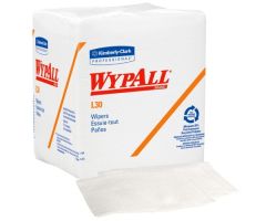 Task Wipe WypAll L30 Light Duty White NonSterile Double Re-Creped 12 X 12-1/2 Inch Disposable