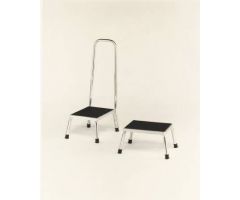 Step Stool with Handrail 1-Step Steel 9 Inch Step Height 514662