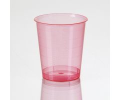 Narrow Graduated Med Cups, Red, 30mL, Case 4,800