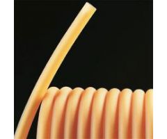 Fisherbrand Tubing, Rubber 0.312 Inch ID X 0.437 Inch OD X 12 Foot L X 0.062 Inch Thk, Natural Rubber, Amber, Seamless