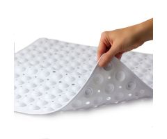 DMI NON SLIP SUCTION CUP SHOWER MAT WITH DRAIN HOLES