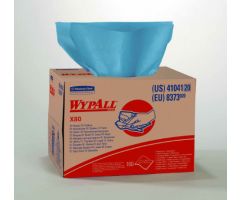 Task Wipe WypAll  X80 Heavy Duty Blue NonSterile Cellulose / Polypropylene 12-1/2 X 16-4/5 Inch Reusable